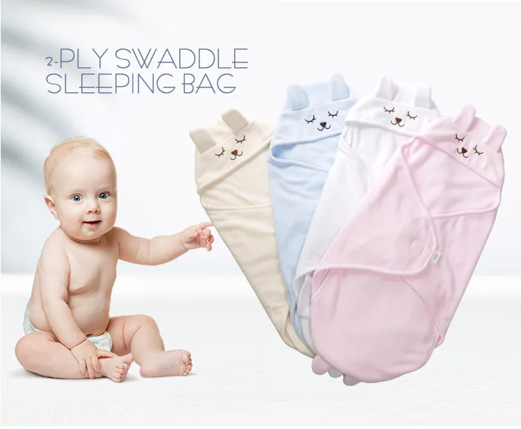White Viscose Swaddle Blanket Baby Swaddle Blanket Wrap Set Quality 100