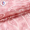 Soft breathable paisley dress china polyester crinkle chiffon fabric picture