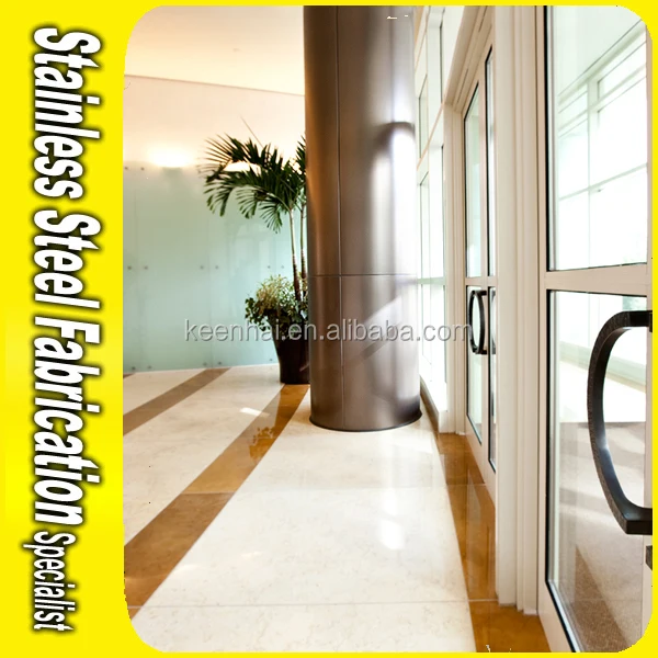 Intreior Decorative Stainless Steel Metal Column Covers For Structural