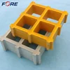 Lightweight Fiberglass Reinforced Plastic GRP / FRP Grating For Walkway & Carwash Floor & Tree & Drain Cover