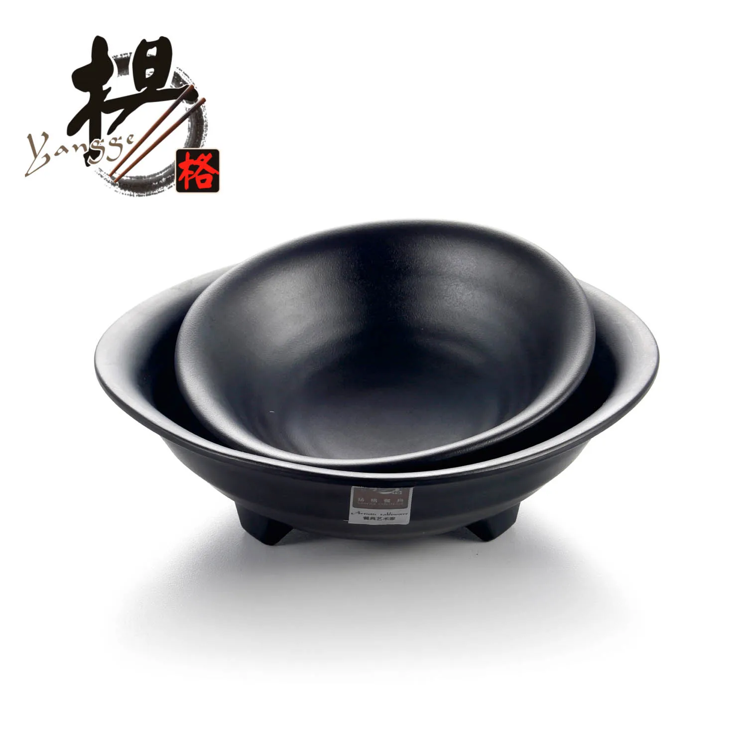 melamine rounded non spill food bowl