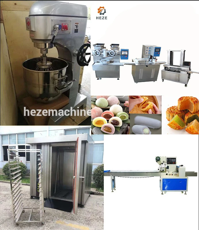 Commercial Bread Baking Oven Bakery Machinery 32 Trays Rotary Bread ...