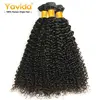 Top Grade 8A 100%unprocessed Human Kinky Curly Hair 3 Bundles 100g/Bundles Total 300g Peruvian Hair Extensions Weave