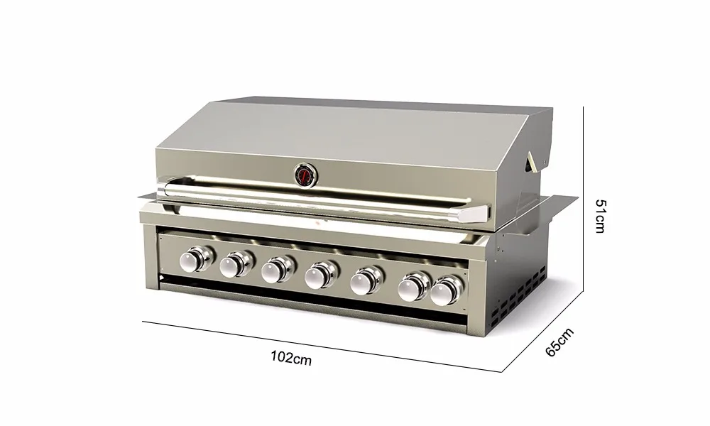 China Manufacturer Full Stainless Gas Stove Top Gas Bbq Grill