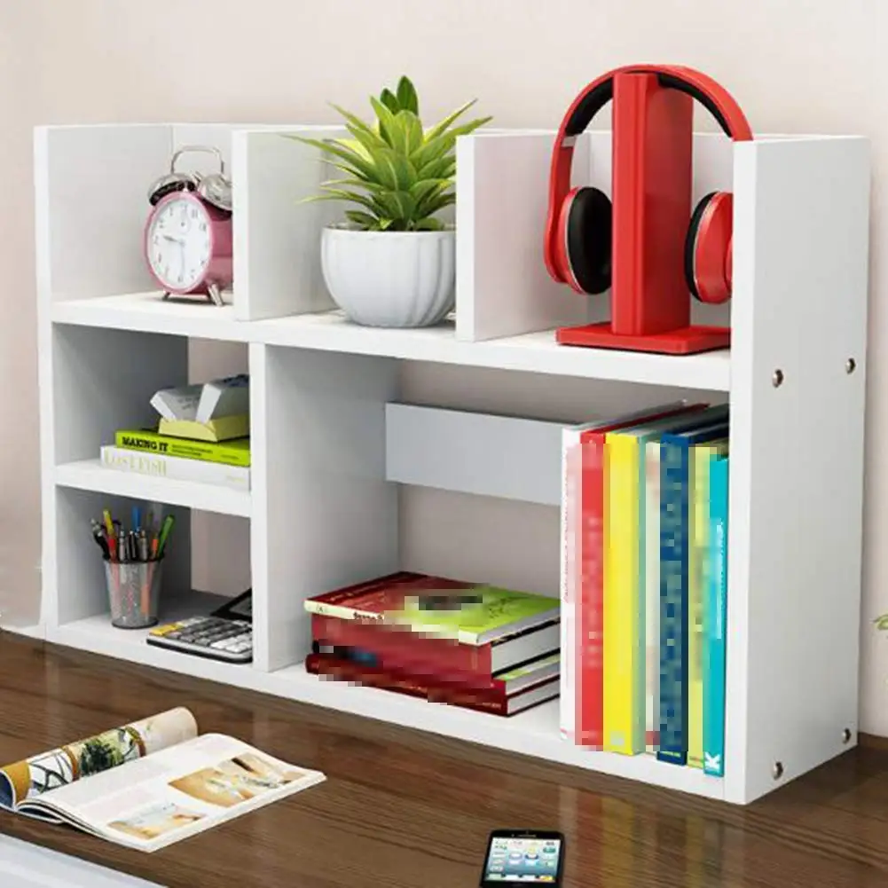 Buy OSHA Simple and Modern  Desktop Wooden  Bookshelf  