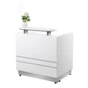 2019 beauty salon furniture small reception counter table