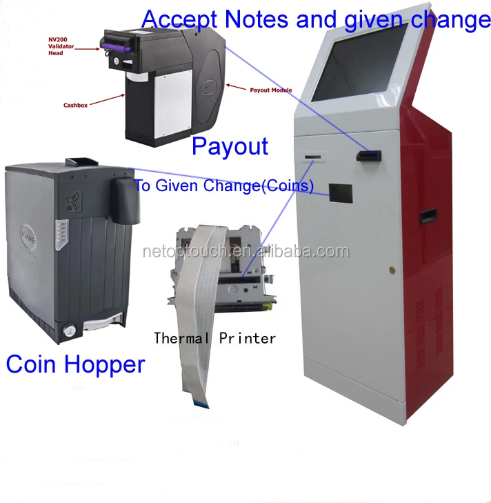 High Quality Custom Touch Kiosk Machine/automatic Payment Kiosk Machine