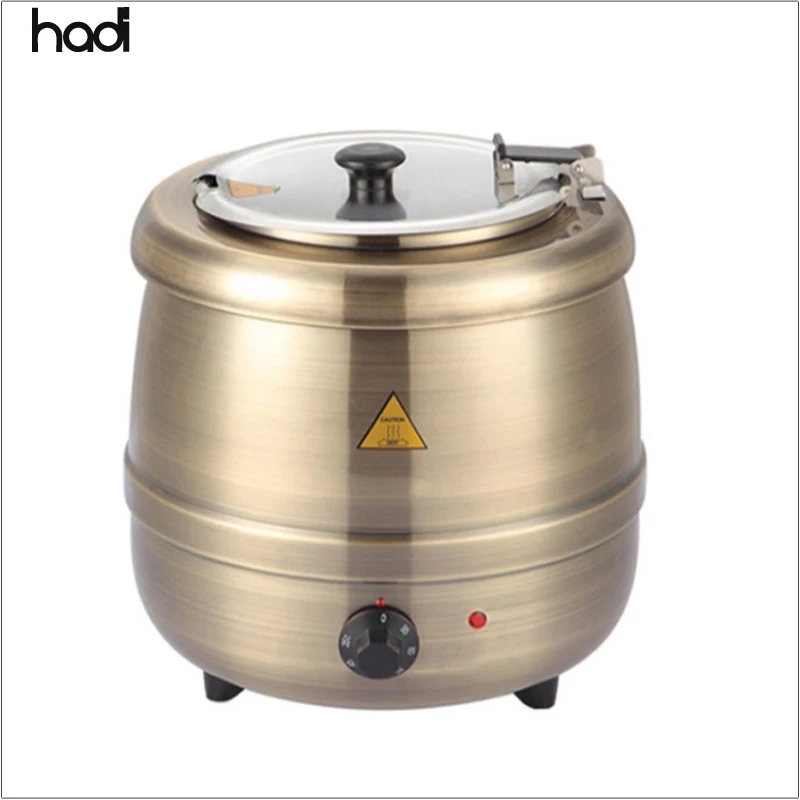 Catering Equipment Food Warmer 10liter Direct Heating Buffet Soup Pot