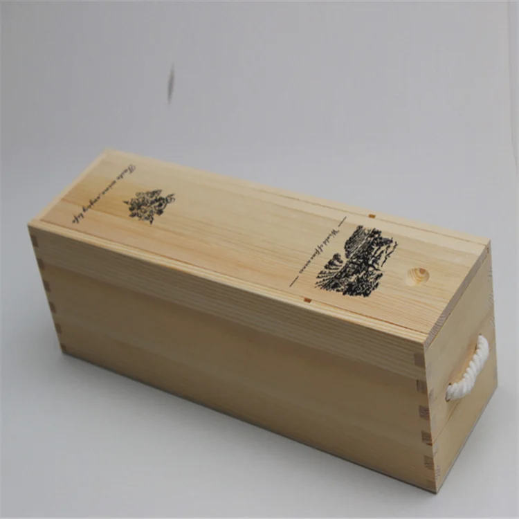 Liquor Bottle Gift Box Wholesale Woden Wine Box For One Bottle Buy Wooden Wine Gift Box