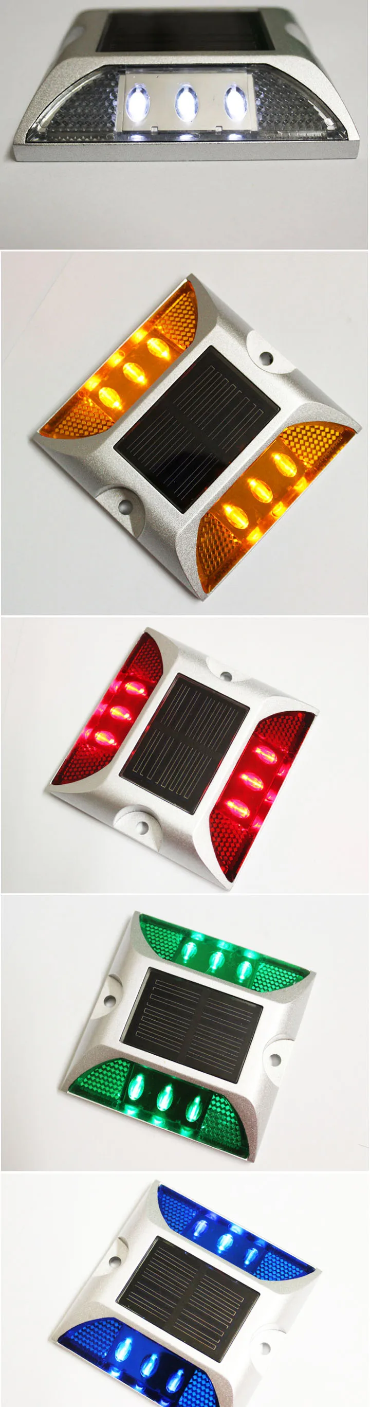 Solar LED Road Marker Flashing or Static light Road Safety Stud