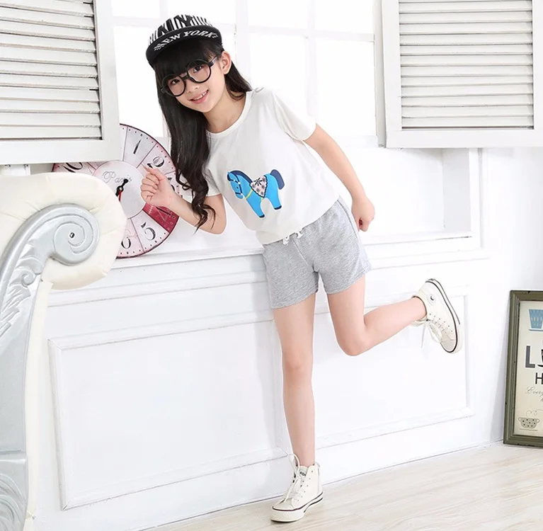 Custom Candy Color Girls Shorts Hot Summer Boys Beach Pants Shorts Kids Trousers Children Pants