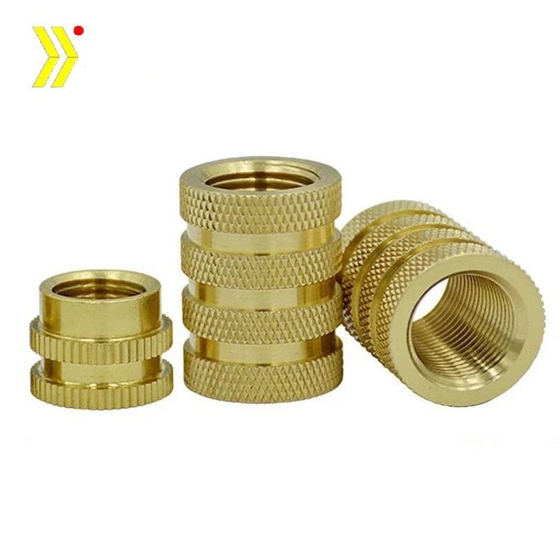 Service M2m20 Brass Round Knurling Threaded Nut Inserts For Plastic
