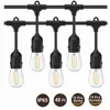 Outdoor S14 String Lights, Vintage Backyard Patio Lights Globe Wedding Light String, Umbrella String Lights
