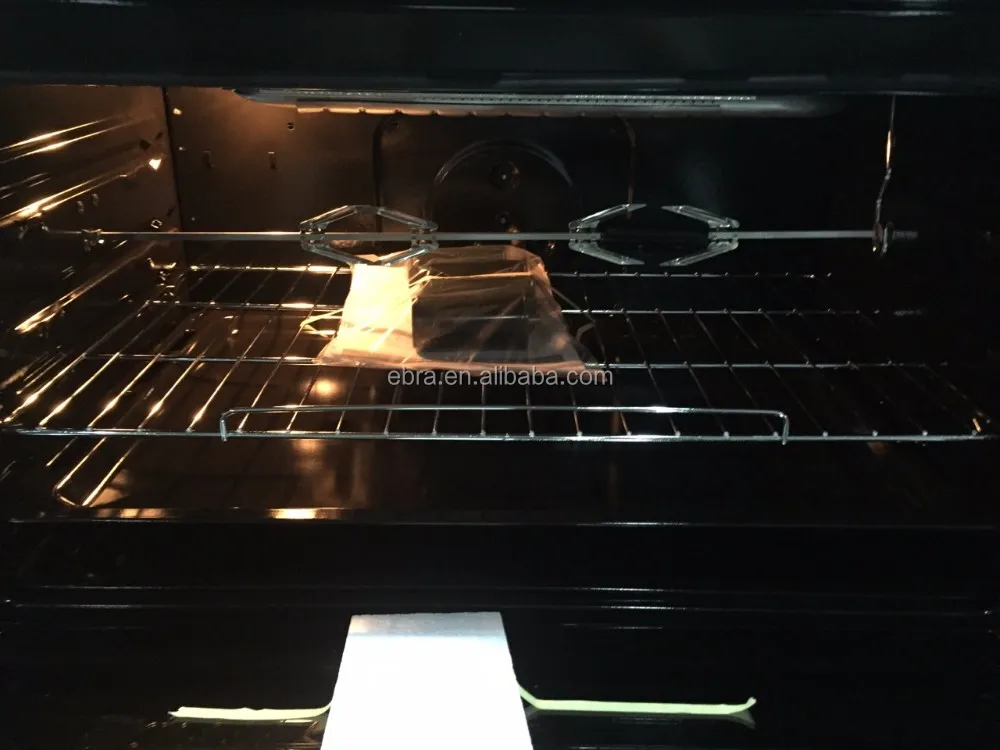 5 Burners Rotisserie Chicken Gas Stove With Grill And Oven Buy Gas Stove With Grill And Oven