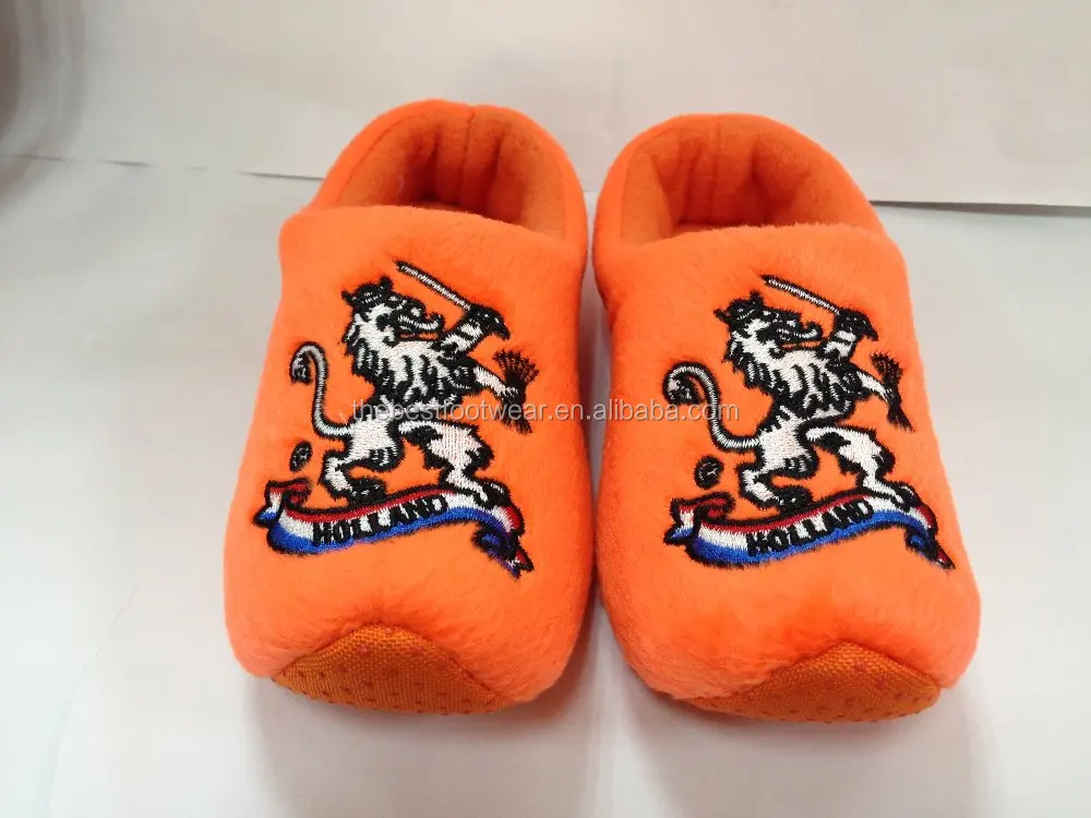 classic plush dutch clog slipper