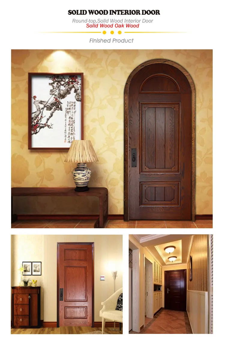 Luxury European Style Interior Wood Door