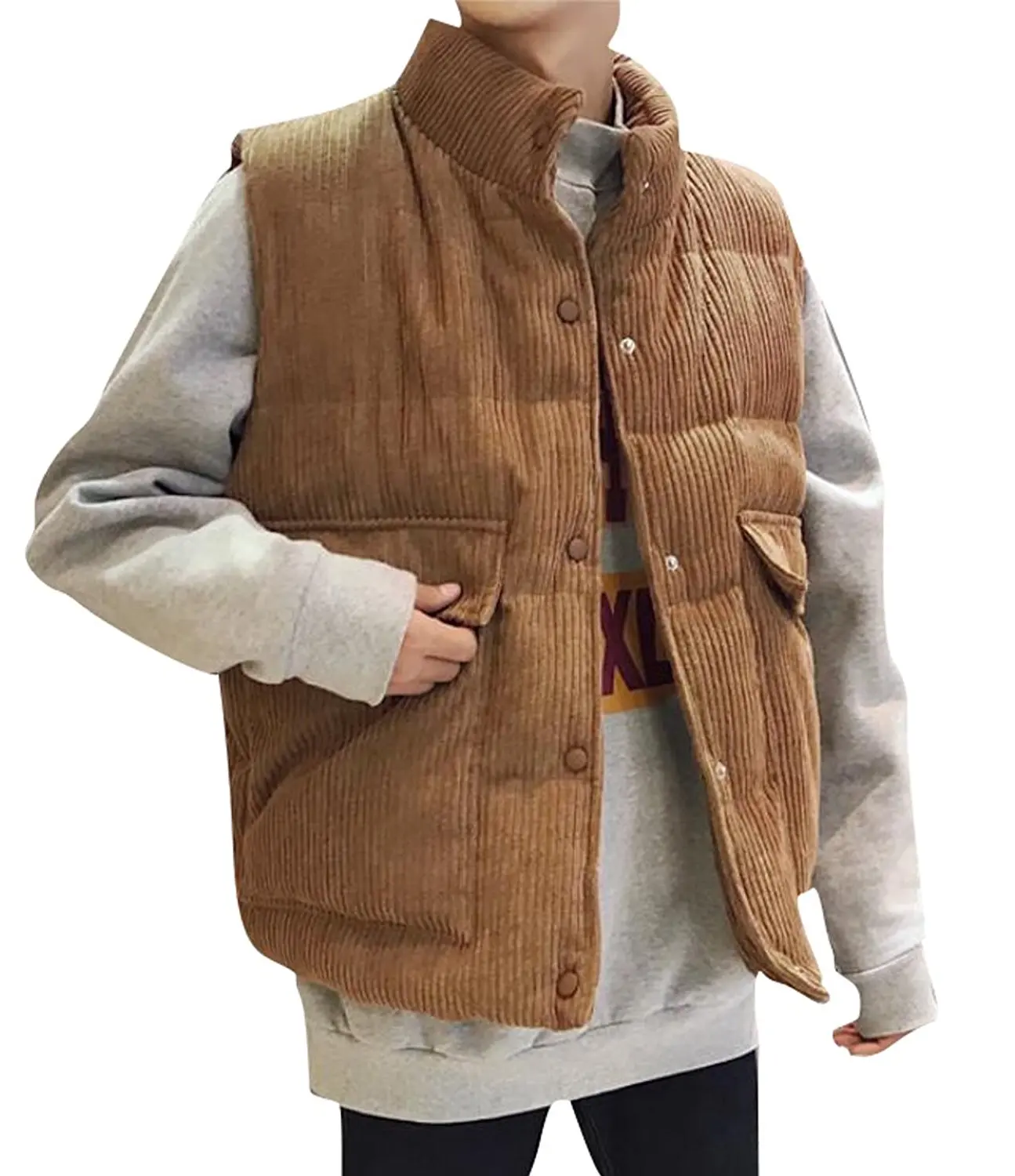 mens corduroy vest