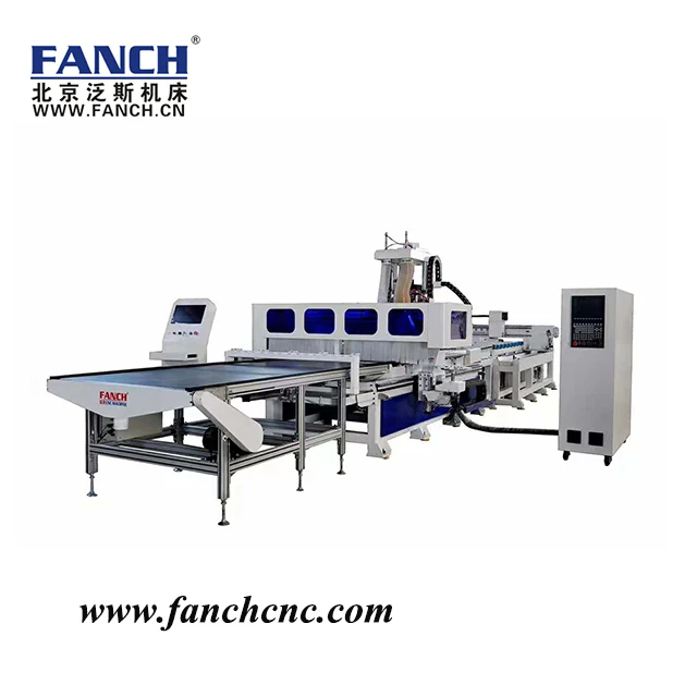 Hot sale customized kitchen cabinet and wardrobe production line / wood cnc router machine