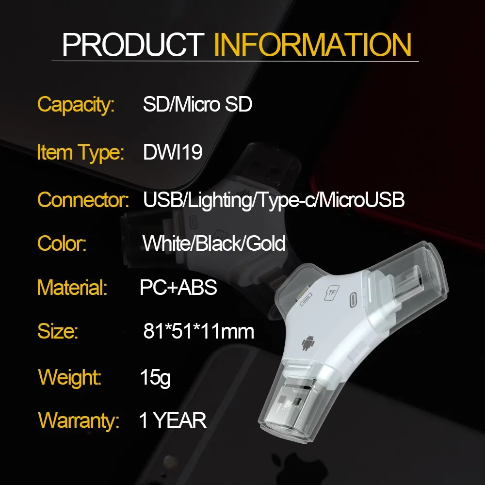 Usb 2.0 Sd Card Reader For Iphone At Walmart Tf Sd Card Adapter For