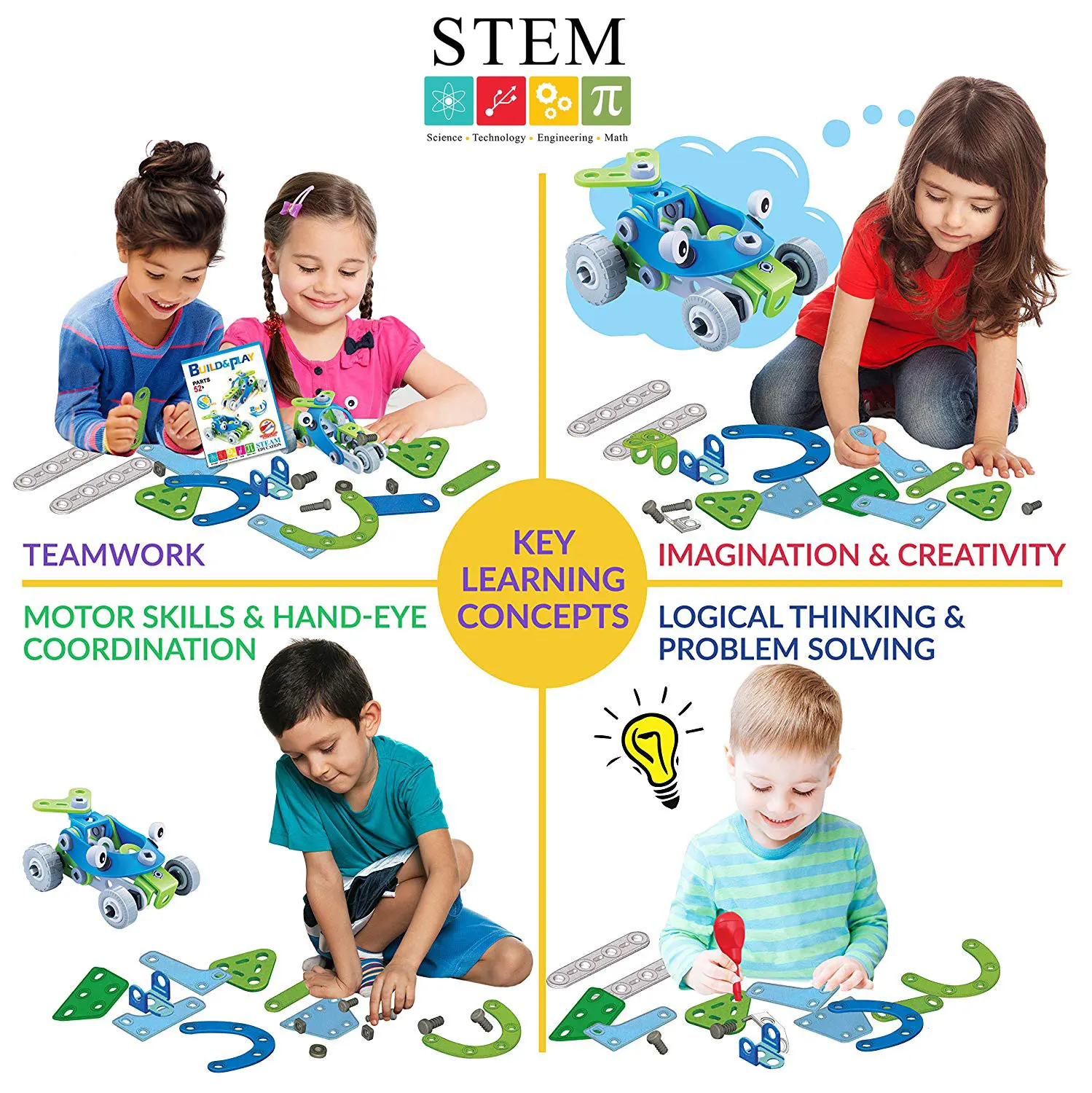 Stem Plastic Intelligent Model Car Toy Kits Kids Diy Cheap Oem Buy