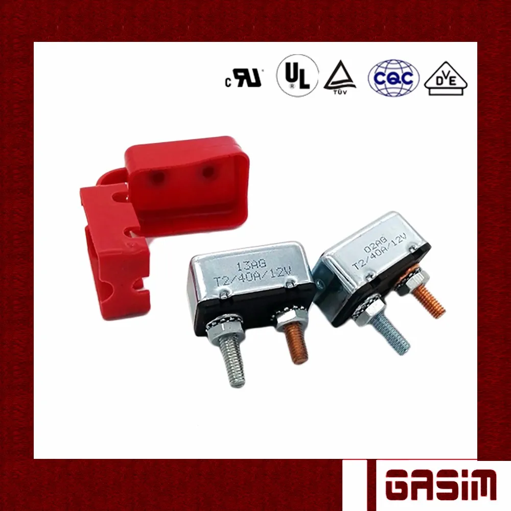 Automatic Electric Push Button Dc Circuit Breaker 12v Dc Pair Buy Dc