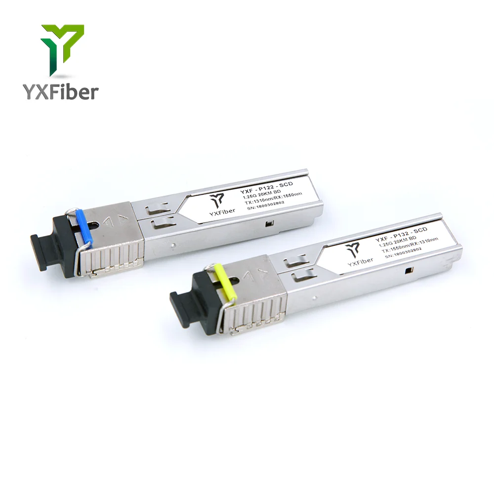 1000bx 1.25g 20km 1310nm 1550nm Bidi Sfp Sc Ddm Lw Smf Optik Alıcı ...