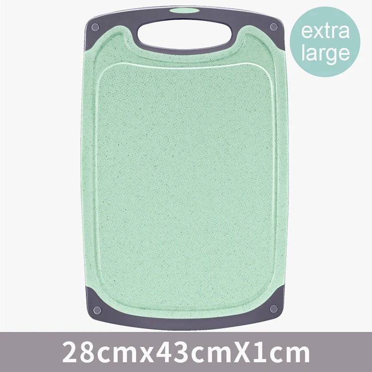 Amazon 2019 Online Shop Eco-friendly High Quality BPA Free Natural Straw Cutting Board Wheat Fiber Chopping Board