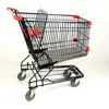 150L Asian style Supermarket 4 wheels Push Cart high quality shopping trolley