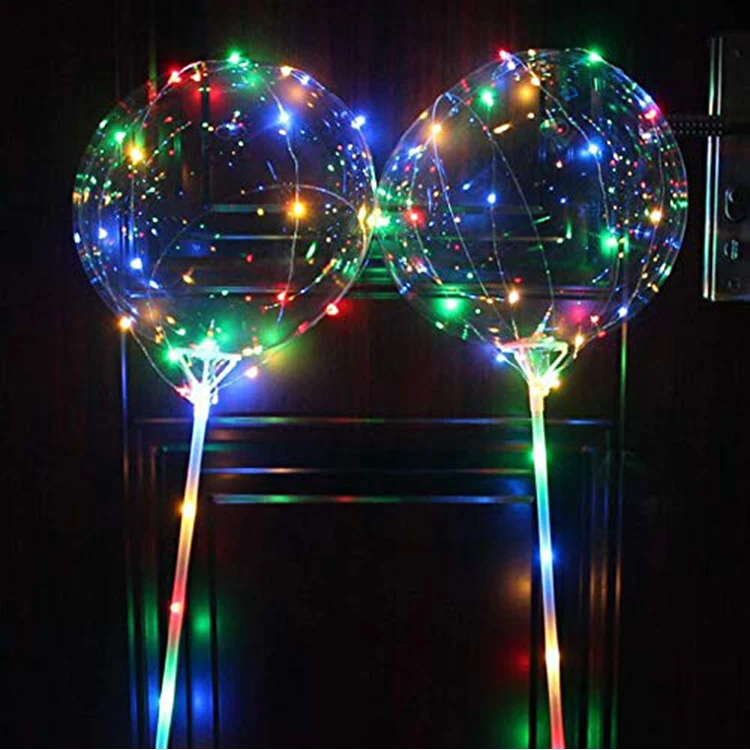 Wedding Decoration Colorful Round Shape Led Balloon Lights Wholesale