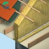 Heat insulation materials rock wool boards/blankets absorb sounds all sizes keep warm roof ceiling rock wool