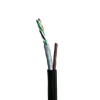 Kingmaking high quality 24AWG Cat5e with power cable pure copper PVC/PE jacket 305M/Roll