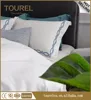Hotel Bedding/Living Sheets, 100% cotton polyester plain white hotel bed sheets
