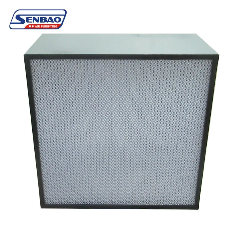 Industrial Hepa Electrostatic Air Filter H13 , Efficient H14 Air Filters