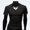 Men's Tops Tees 2018 low prices summer new cotton v neck short sleeve t shirt men fashion trends fitness tshirt