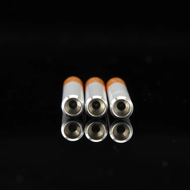 Metal Aluminum Cigarette Shape 78mm 55mm  Length Dugout Weed Smoking Pipes Accessories One Hitter Portable Herb Tobacco Pipe