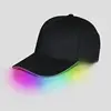 Custom Logo Sport Golf Design Cotton Twinkle LED Hat, Flashing Light Up LED Hat For Adults