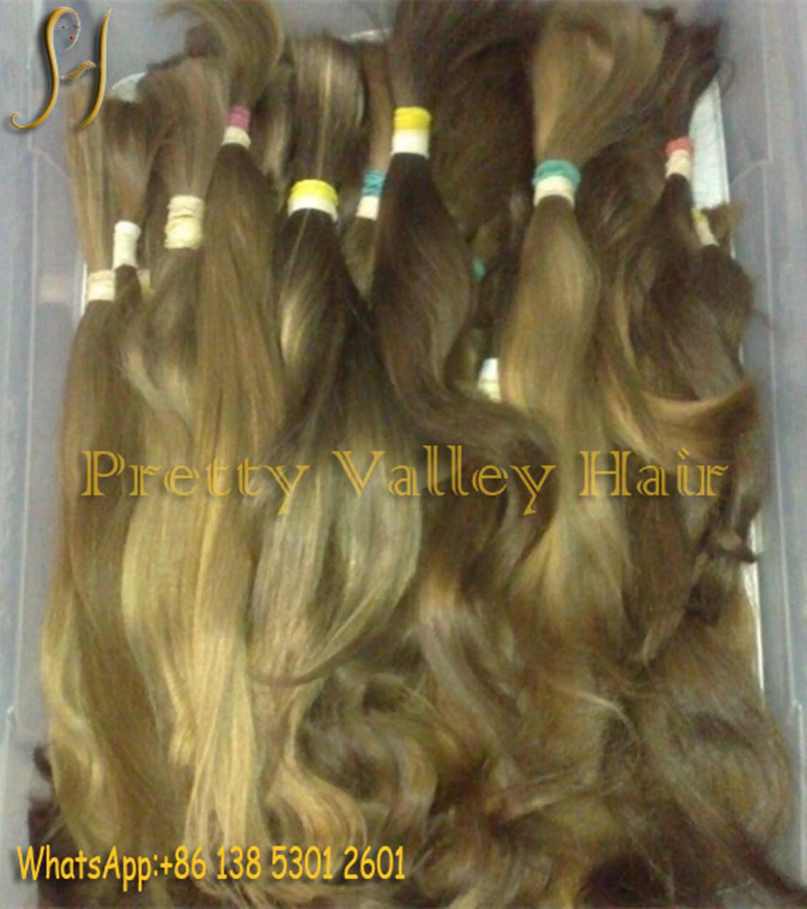 100% natural straight wave remy virgin fashion blonde russian hair54.jpg