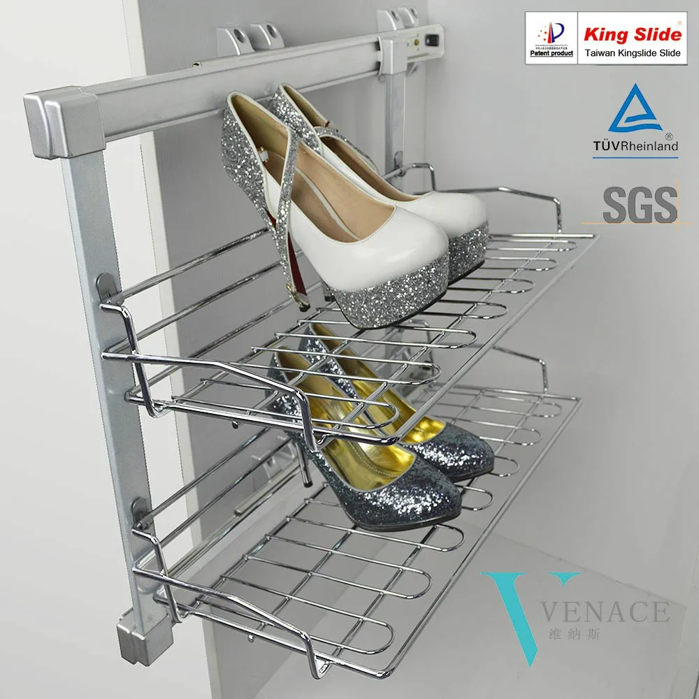 Populaire kast hardware uitschuifbare schoenenrek andere metalen ...