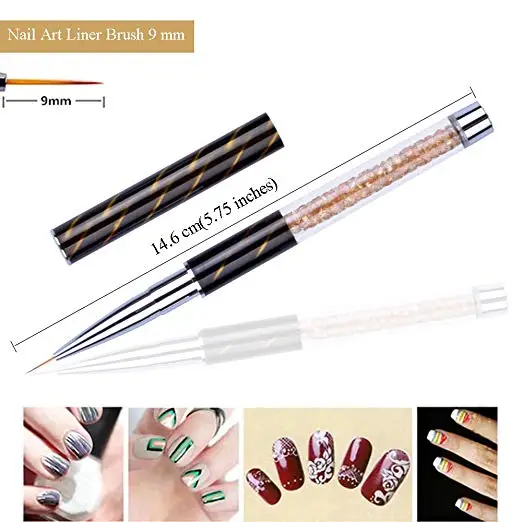The Sonailicious Brush 2 Needle Liner Nail Art Brush