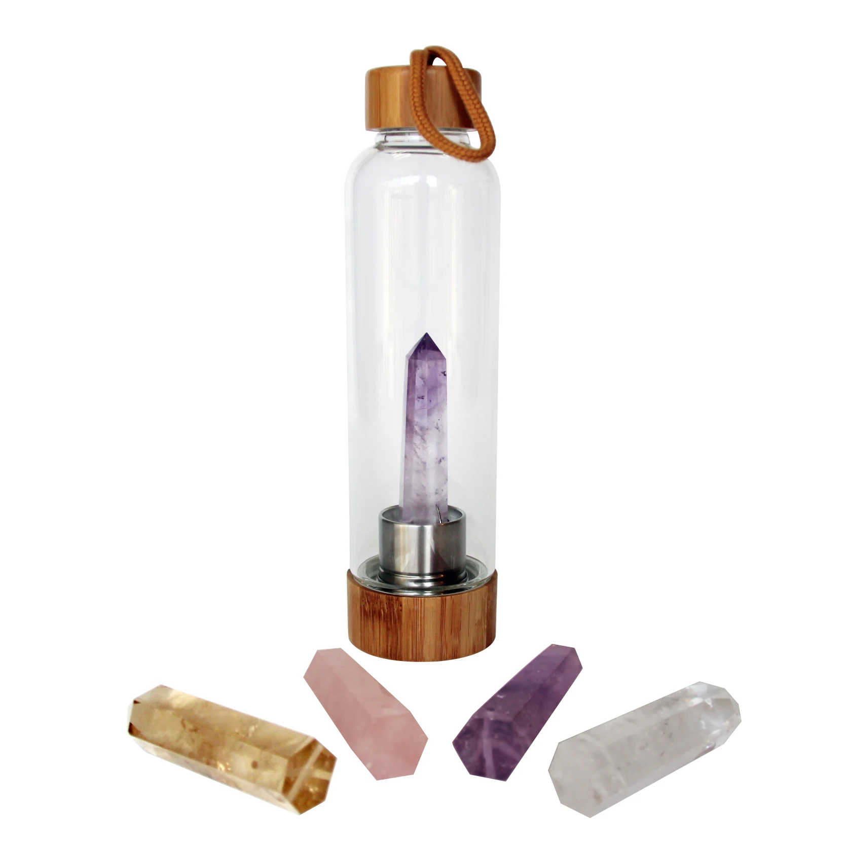 2019 Amazon Best Selling Elixir Healing Crystal Wands Glass Water Energy Bottles Buy Elixir