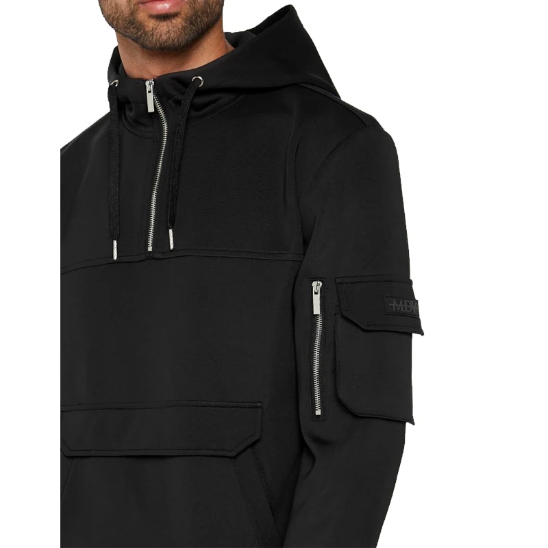 Oem Men Streetwear Long Sleeve Cargo Pocket Tracksuit Pullover Hoodie - Buy Custom Zipper Hoodie 