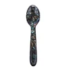 cheap black tahiti mother of pearl shell caviar spoon