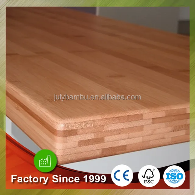 Eco Friendly Countertop Bamboo Laminate Table Top Waterproof