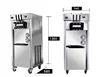 commercial automatic soft ice cream vending machine/ ice cream machine