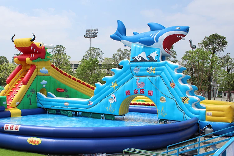 inflatable water amusement park