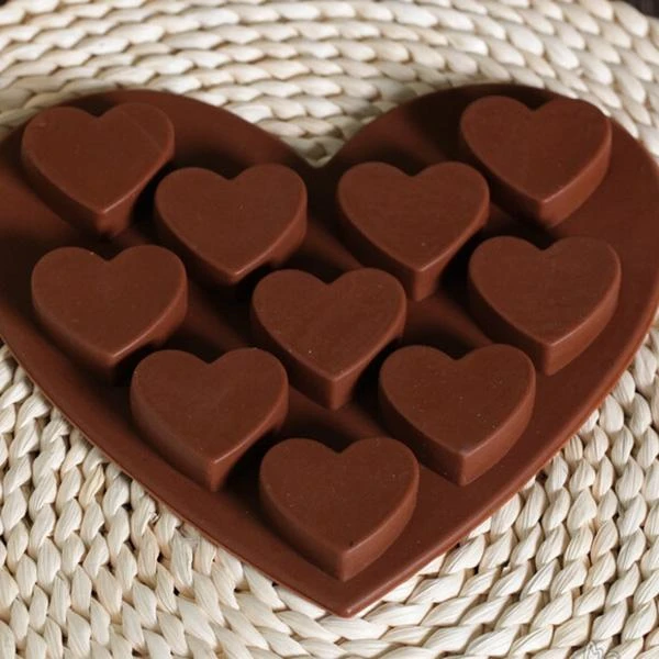 Heartshaped Chocolate Silicone Mold Candy Mold Ice Baking Mould Heart