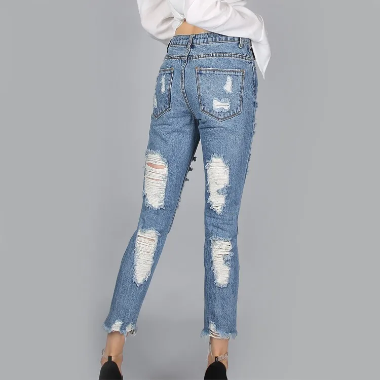 low rise ripped skinny jeans