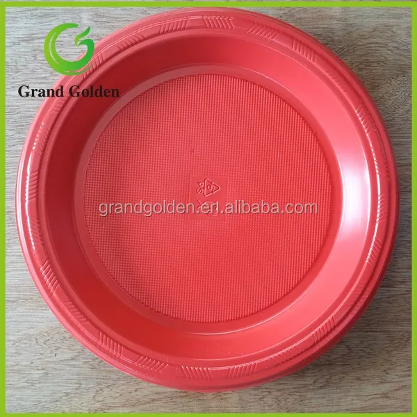 7" Inch 18cm Colorful Hard Disposable Plastic Plates Buy Disposable