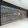 Commercial Security Shop Front Side Folding Door aluminum polycarbonate door