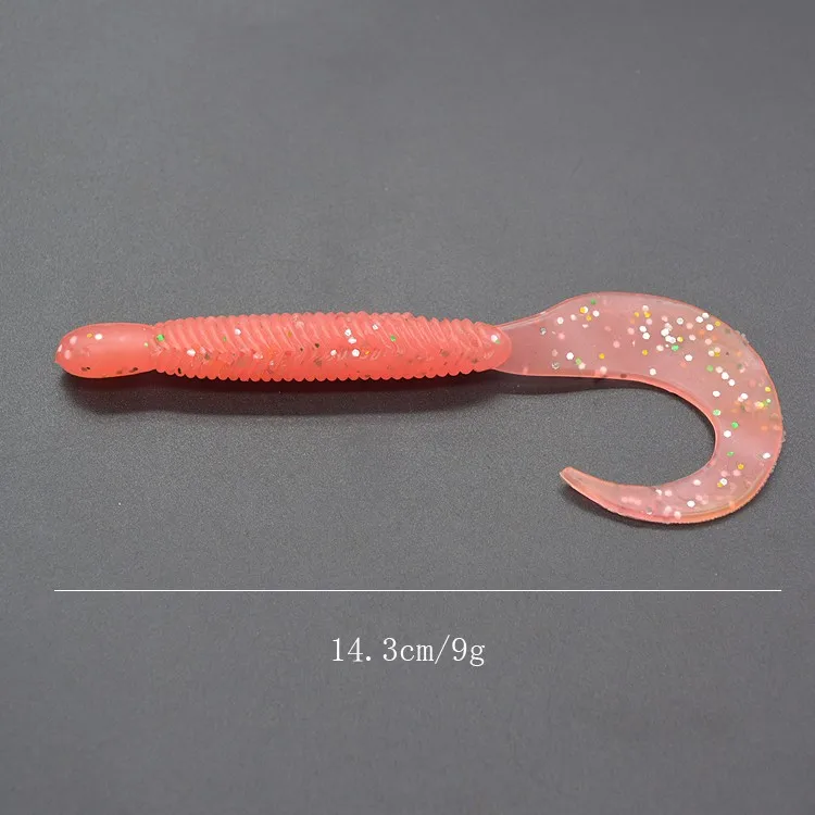 14.3cm 9g Japanese Soft Plastic Baits Fishing Lures Senko Gray Yamamoto
